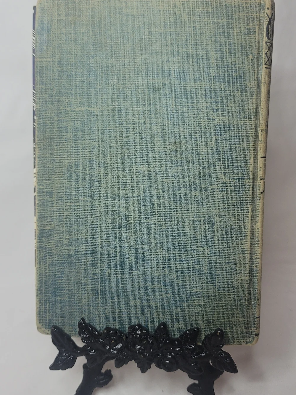 Vintage Nancy Drew #27 The Secret of the Wooden Lady 1953 Blue Tweed HB